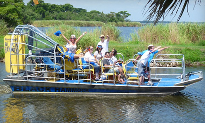 having a great time during an original orlando tours gatorpalooza gator lake airboat ride