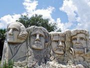 president'shall of fame includes a mini mount rushmore that guesst see during an original orlando tours visit to historic clermont florida for lunch