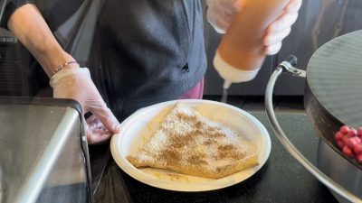 iCafe crepes on Original Orlando Tours' Flavors of ICON Park